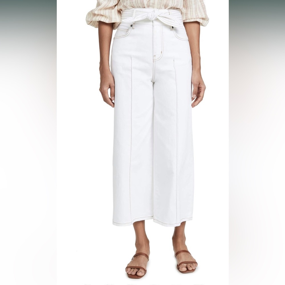 Joie Womens Belted Wide Leg Pants size 24